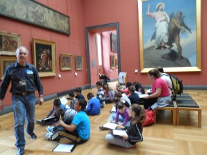 We came across groups of children studying and sketching. What an extraordinary place to learn.